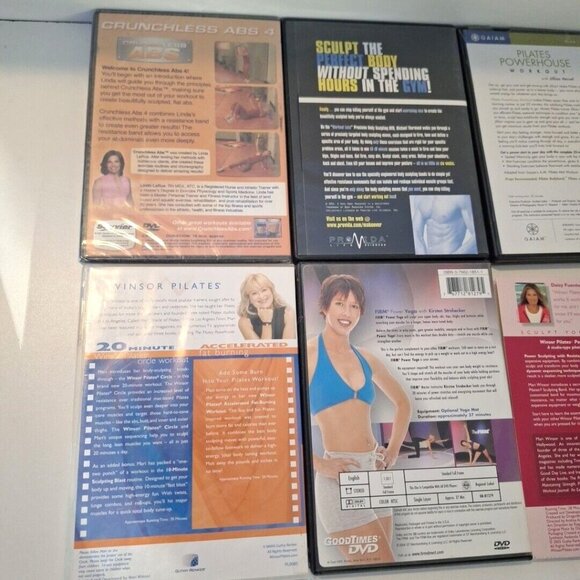 Winsor Pilates DVD Fitness Body Sculpting Exercise Home Workouts Abs Lot - Picture 6 of 7